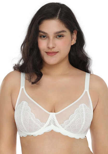Mermaid Lace Minimizer Bra - Hillaine